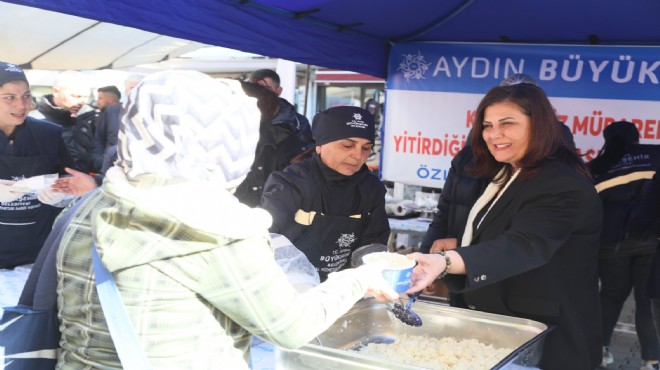 Aydın Büyükşehir Belediyesi'nden Miraç Kandili ve 6 Şubat depreminde hayatını kaybeden vatandaşlar için hayır