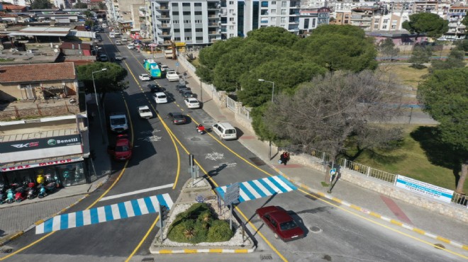 Aydın Büyükşehir Belediyesi Sanayi Caddesi'nde çalışmalarını tamamladı