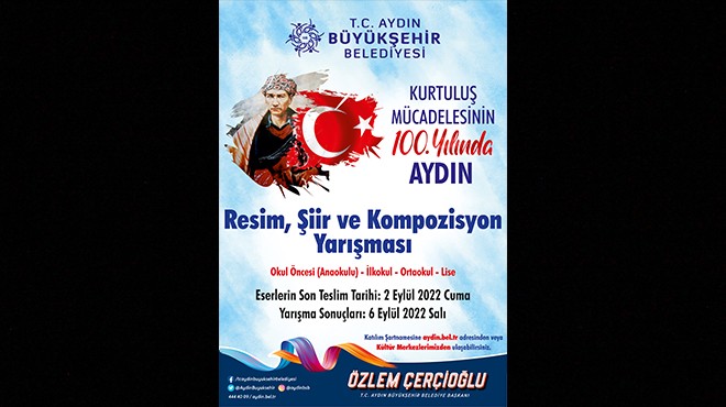 Aydın Büyükşehir'den 'Kurtuluş Mücadelesi'nde Aydın' temalı yarışma