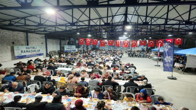 Aydın'da 15 bin kişi iftar sofrasında buluştu