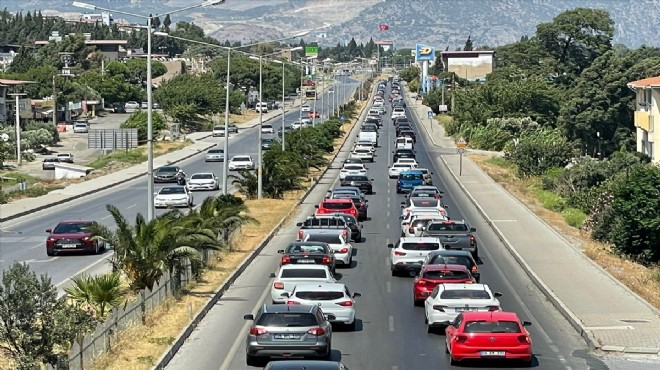 Aydın'da tatilcilerin dönüş yolu çilesi!