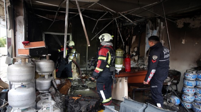 Aydın'da tüp bayisinde bomba gibi patlama!