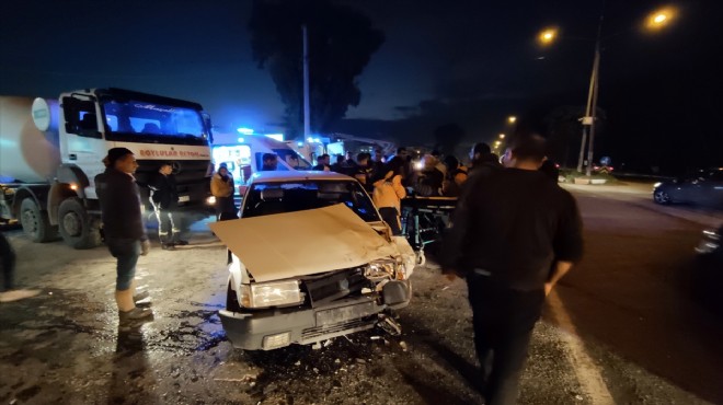 Aydın'da zincirleme kaza: 3 kişi yaralandı