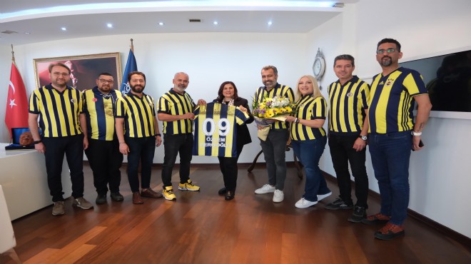 Aydın Fenerbahçeliler Derneği'nden Başkan Çerçioğlu'na ziyaret