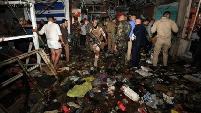 Bağdat'ta patlama 22 kişi öldü, 47 yaralı