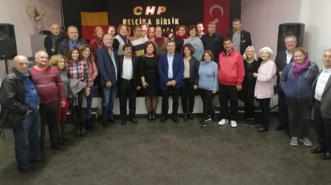 Başkan Batur, CHP Belçika Birliği'ne ziyaret