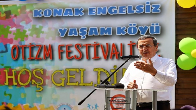 Başkan Batur Otizm Festivali'nde konuştu: Her türlü katkıyı vermeye hazırız!