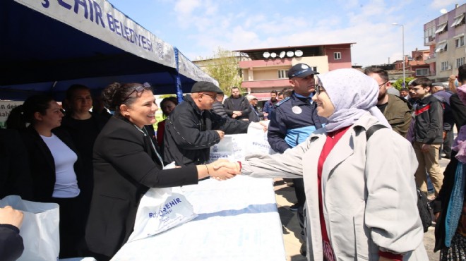 Başkan Çerçioğlu Aydınlılara fide dağıttı