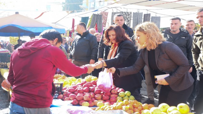 Başkan Çerçioğlu, Çarşamba Pazarı'nda vatandaşlarla buluştu