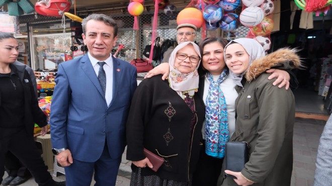 Başkan Çerçioğlu'na Umurlu'da sevgi seli
