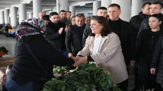 Başkan Çerçioğlu'na Yenipazar'da sevgi seli