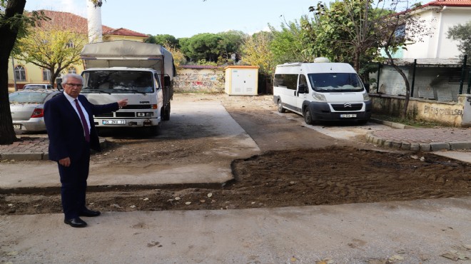 Başkan Eriş çalışmaları yerinde inceledi: Belediye bir metre yer kazmadı!