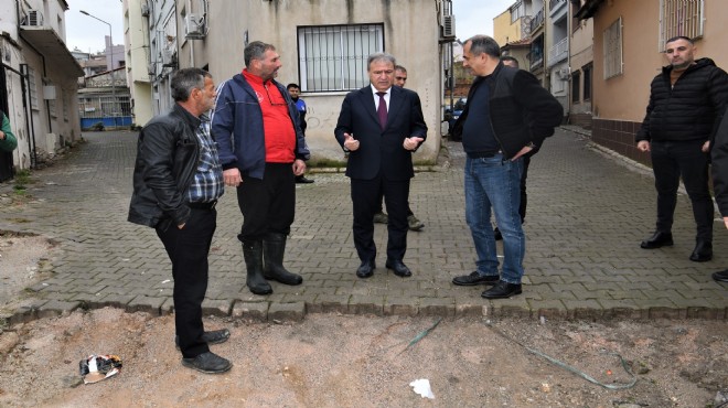 Başkan İduğ sahaya indi... Çalışmaları yerinde inceledi