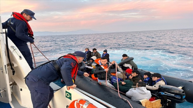 Bodrum açıklarında 37 düzensiz göçmen yakalandı