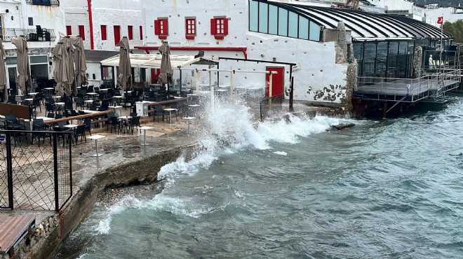 Bodrum'da balıkçılara 'denize açılmayın' uyarısı!