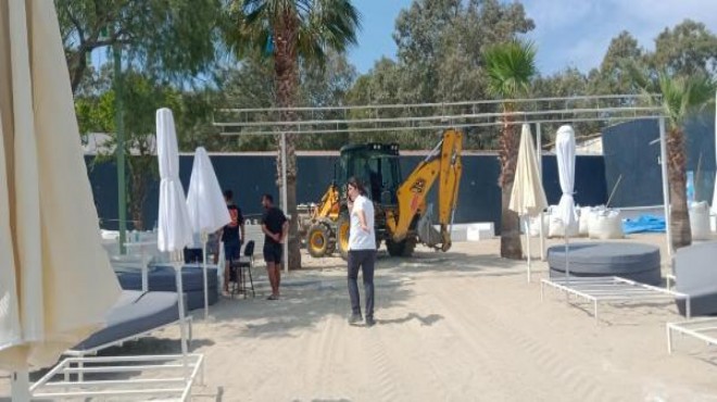 Bodrum'da plaja beyaz kum sermek isteyen otele idari yaptırım