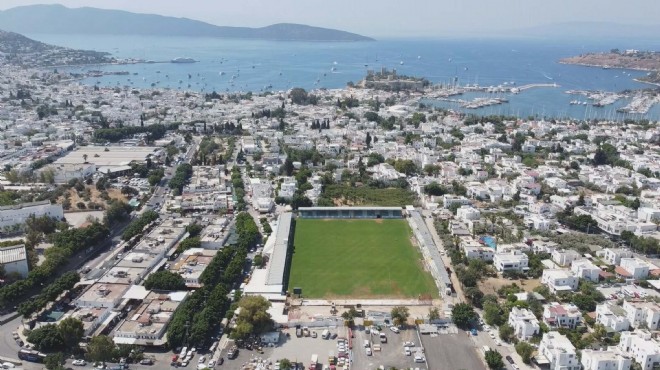 Bodrum FK'dan stadyum açıklaması: Yüzde 75'i bitti