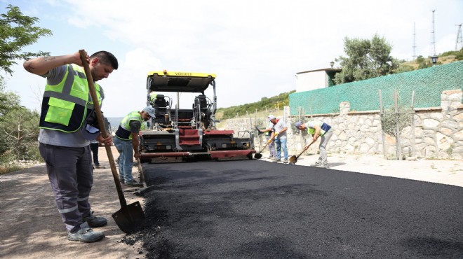 Bornova'da asfalt rekoru