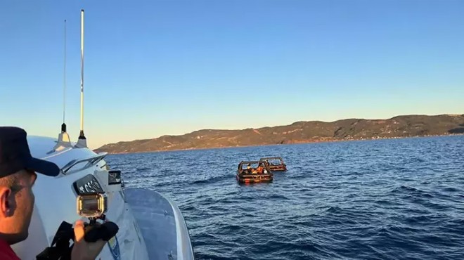 Çanakkale'de Yunanistan'ın geri ittiği göçmenler kurtarıldı