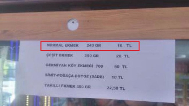 Çeşme’de ekmek neden 10 TL?