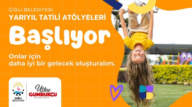 Çiğli'de çocuklara tatil hediyesi!