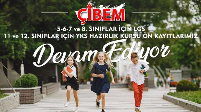 Çiğli'de LGS ve YKS kurs kayıtları sürüyor!