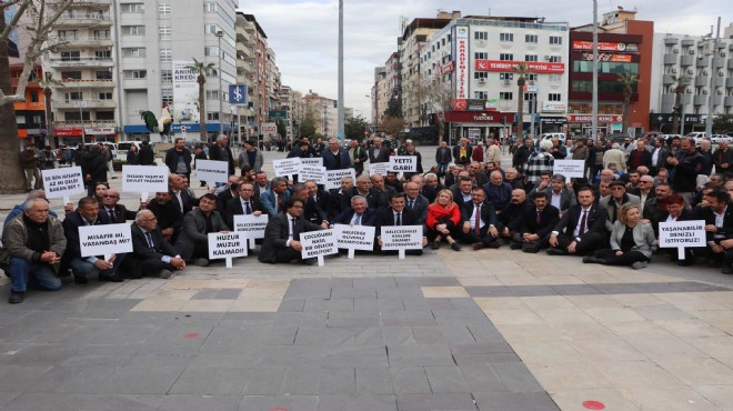 Denizli CHP'den oturma eylemi!