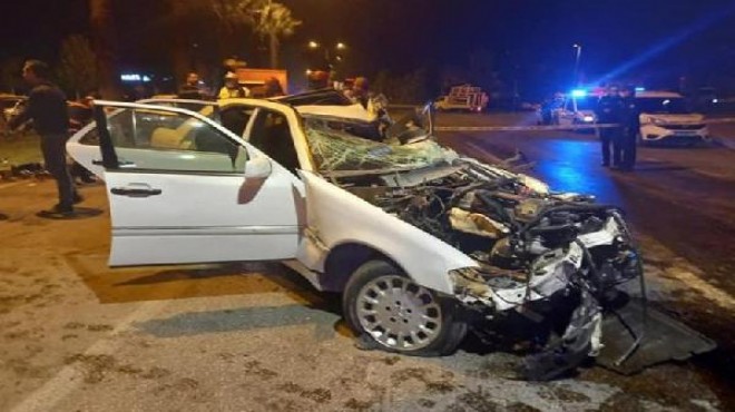 Denizli'de feci kaza... Sürücü ve 4 yaşındaki oğlu öldü
