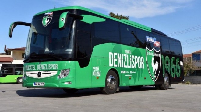 Denizlispor'da şok... Otobüs internette satışta!