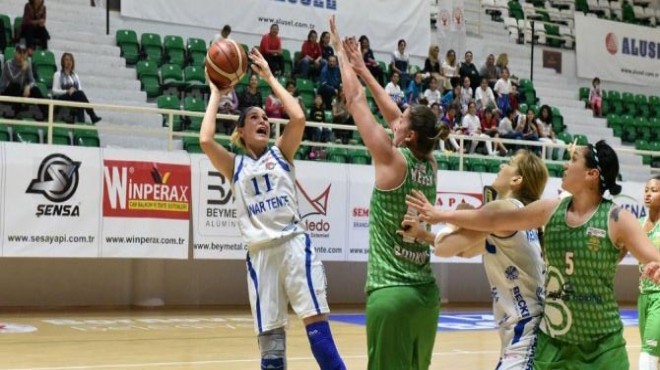 Ege'de kadınlar potada play off heyecanı