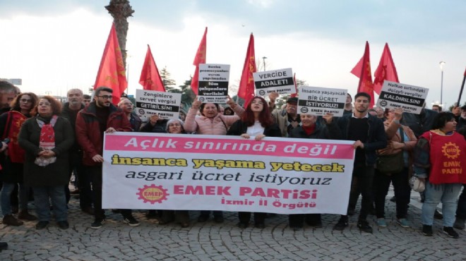 EMEP İzmir'den asgari ücret çıkışı: Yoksulluk sınırında olmalı!