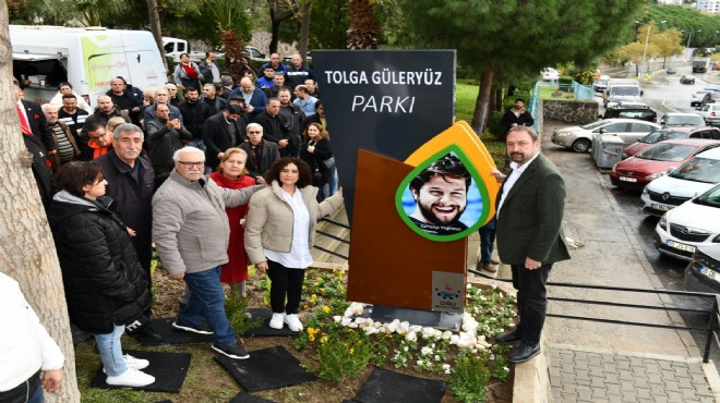 Feci kazada hayatını kaybetmişti... Tolga Güleryüz’ün adı Çiğli’de yaşayacak