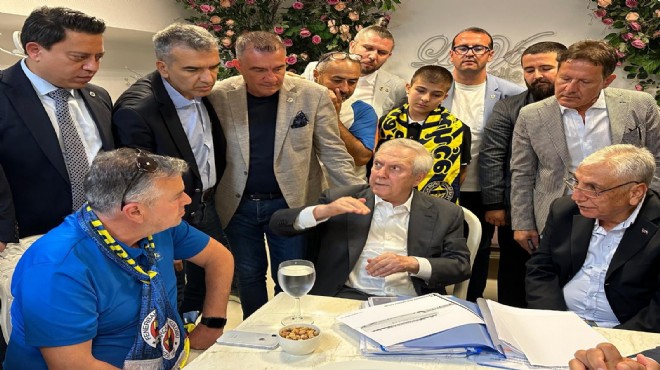 Fenerbahçe Başkan Adayı Aziz Yıldırım, İzmir'de kongre üyeleriyle buluştu