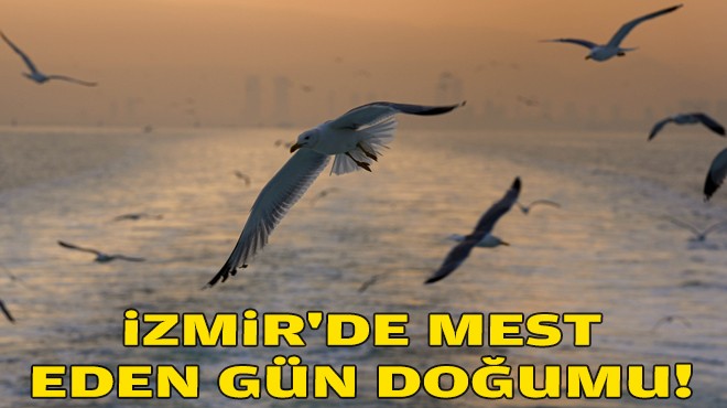 FOTO GALERİ - İzmir'de mest eden gün doğumu!