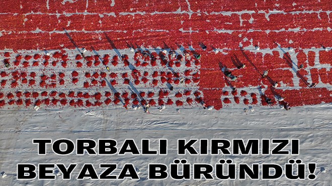 FOTO GALERİ... Torbalı kırmızı beyaza büründü!