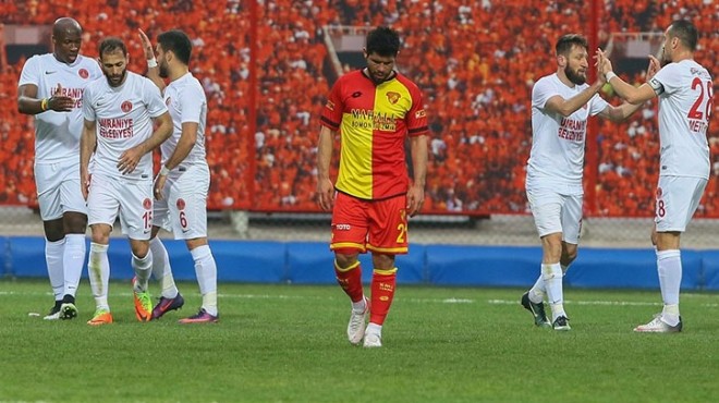 Göztepe'de 3-1 şoku