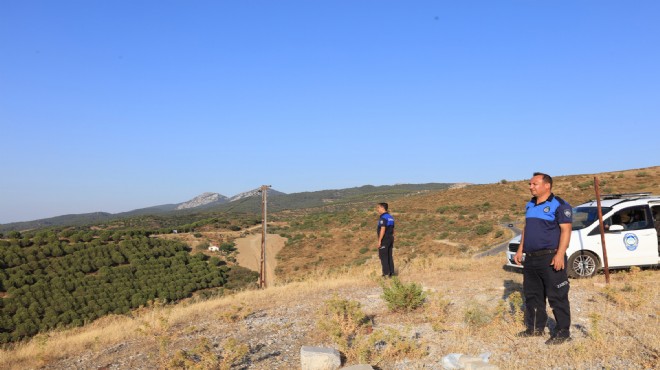 Güzelbahçe'de kesintisiz orman nöbeti