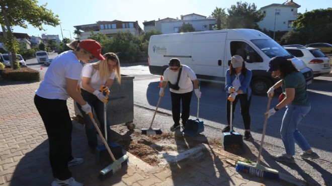 Güzelbahçe Belediyesi personelinden dayanışma örneği