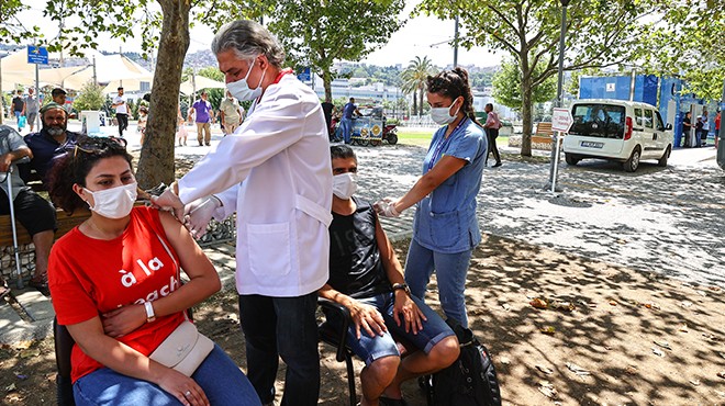 İzmir'de bayrama aşı molası