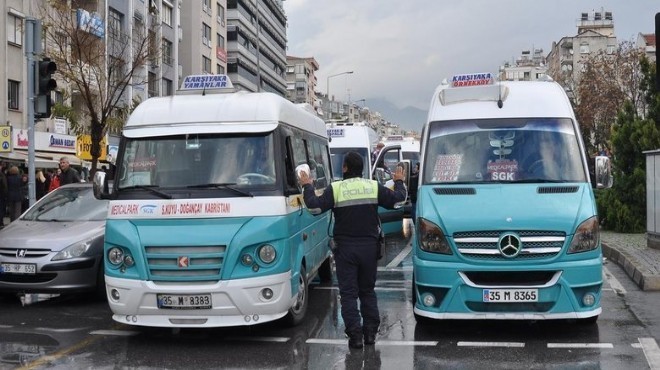 İzmir'de minibüs ücretlerine zam!