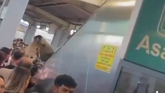 Büyükşehir'den 'yürüyen merdiven' açıklaması: Sorumluluk İZBAN'da!