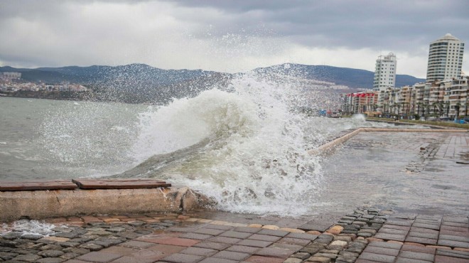 İzmir için fırtına uyarısı!