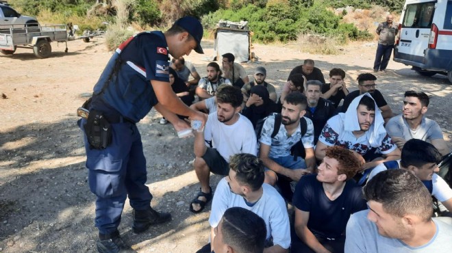 İzmir'in düzensiz göçmen raporu: 373 kişi yakalandı