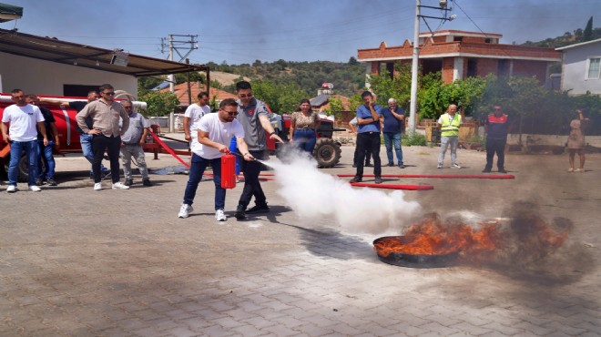 İzmir'in köyleri itfaiye üssü oluyor