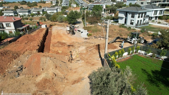 İZSU'dan Güzelbahçe mesaisi... Taşkınlara set!