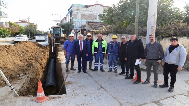 İZSU’dan Ödemiş mesaisi... Su baskınlarına neşter!