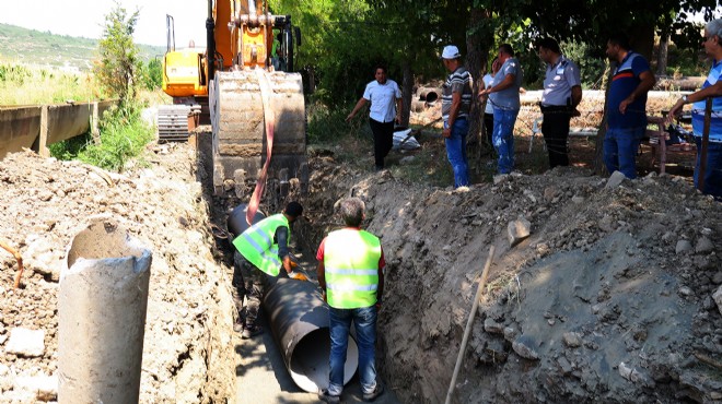 İZSU ve belediyeden Foça'ya hayat hattı