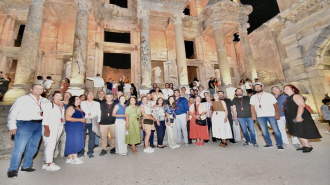 Yıldızların altında tarih yolculuğu... İZTO'dan Efes'e gece turu