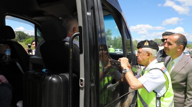 Jandarma Genel Komutanı trafik denetimine katıldı