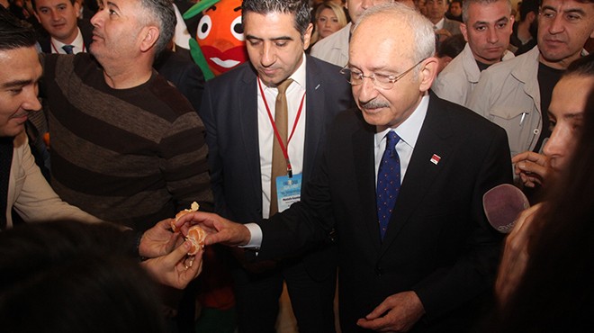 Kılıçdaroğlu'na Gümüldür mandalinası ikramı